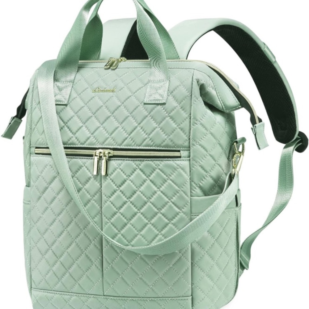 Black  laptop/travel bag, personal item